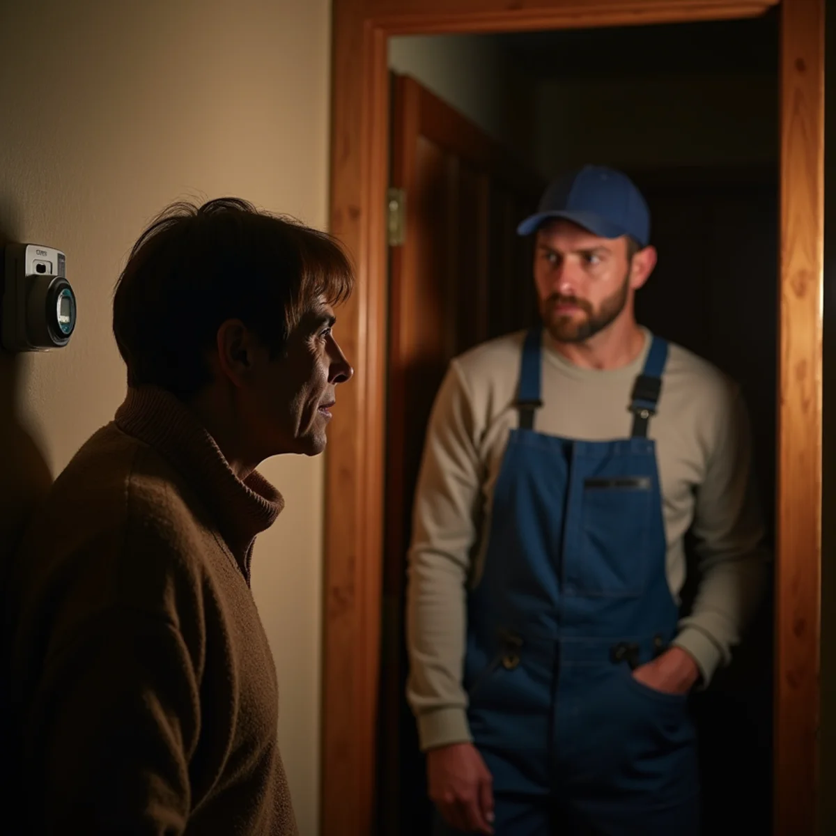 HVAC Pottstown PA technician diagnosing a no-heat gas furnace during a winter emergency in Pottstown, PA