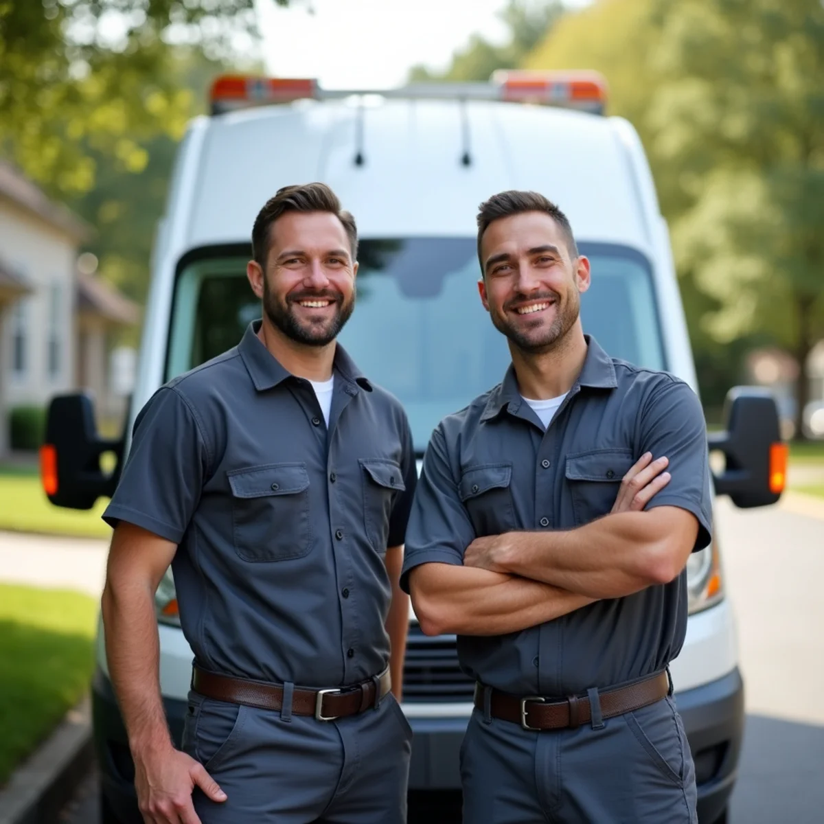 Locally owned HVAC Pottstown PA team with a branded service van in Pottstown, PA